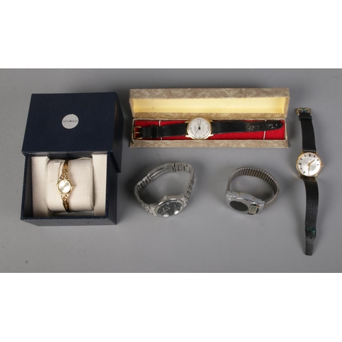107 - A collection of assorted wristwatches to include Paul Jobin, Voicer, Sekonda, Ingersoll, etc.