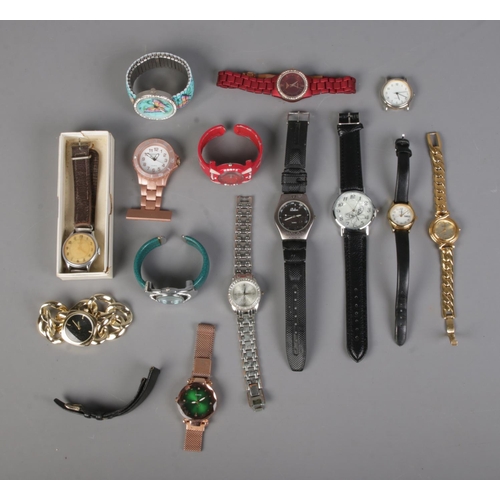 110 - A good collection of assorted wristwatches to include Smiths, Sekonda, MSI, Bellini, etc.