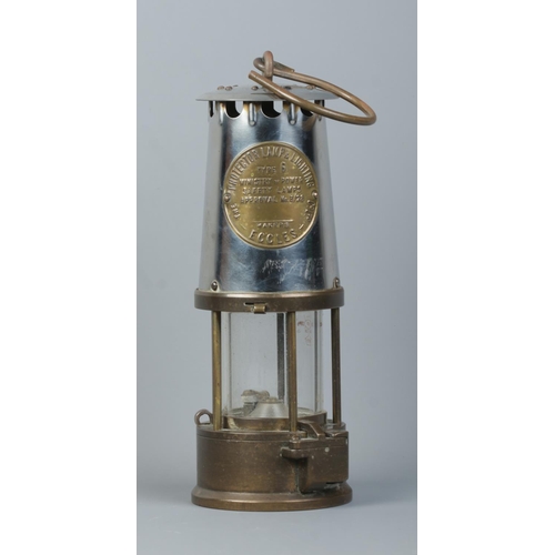 12 - An Eccles Type 6 Miners Lamp, from The Protector Lamp & Lighting Co Ltd.