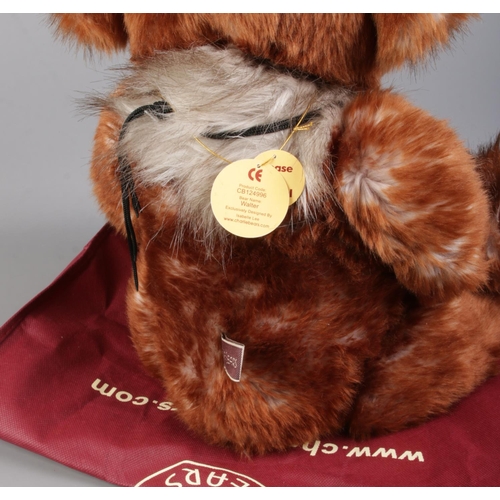 61 - A Charlie Bears jointed teddy bear, Walter. Exclusively designed by Isabella Lee. With bell and card... 