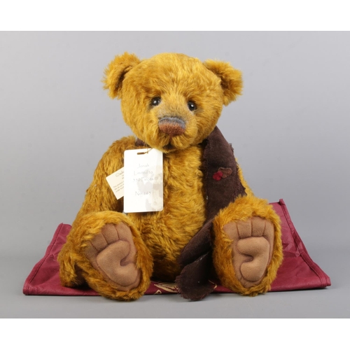 75 - A limited edition Charlie Bears jointed teddy bear, Jonah, from the Isabella Collection. Number 165/... 