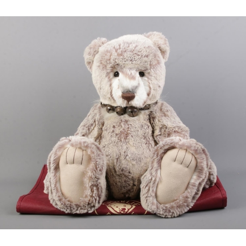 85 - A Charlie Bears jointed teddy bear, Blaine. Exclusively designed by Isabelle Lee. With bell collar a... 