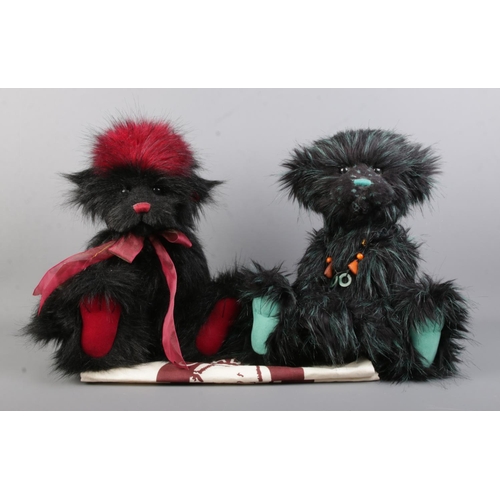 88 - Two Charlie Bears jointed teddy bears, Razzle Dazzle and Red Liquorice. Both exclusively designed by... 