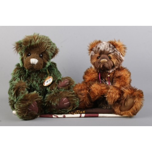 92 - Two Charlie Bears jointed teddy bears, Daisy Chain and Heath. Exclusively designed by Isabelle Lee a... 