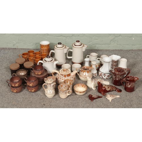 172 - A collection of ceramics mostly consisting of part tea sets including examples by Portmeirion Totem,... 