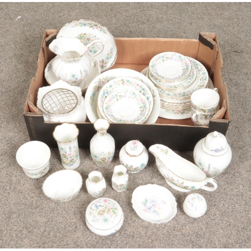 233 - A box of Aynsley ceramics, mainly in the Wild Tudor design.