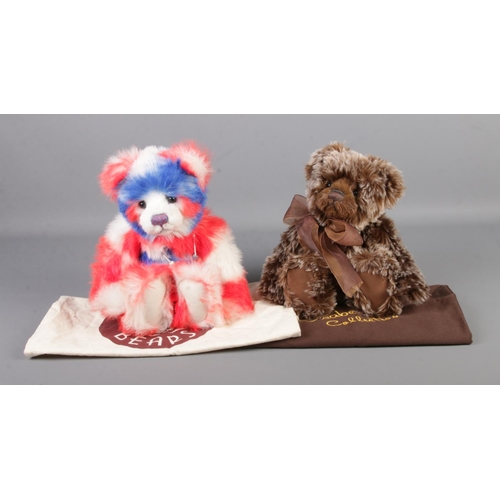 40 - Two Charlie Bears jointed teddy bears designed by Isabelle Lee for the Isabelle Collection: Aaron (C... 