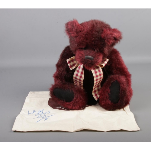 44 - A Charlie Bears jointed teddy bear, Rufus (CB121003A) designed by Heather Lyell in signed dust bag. ... 