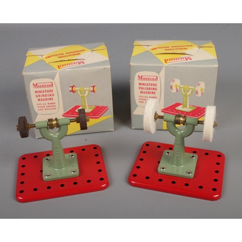 50 - Two boxed Mamod miniature machines to include polishing and grinding examples.