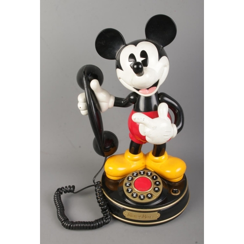 72 - A novelty Disney Mickey Mouse telephone with animated ringer.