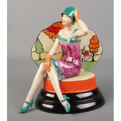 Kevin Francis Ceramic sculpture by Peggy Davies "Putting on the Ritz" modelled by Andy Moss, limited edition 281/1250. With box.