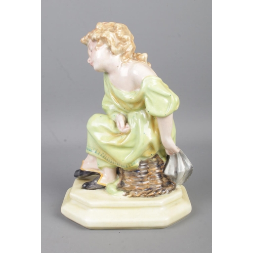 1 - An early Royal Doulton figurine; 'Sleepy Scholar', by W. White, HN16. Issued between 1913-38. Modell... 