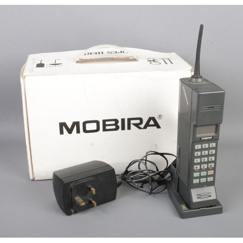 111 - A boxed 1980's Nokia Mobira Cityman Superline 1320 mobile phone.