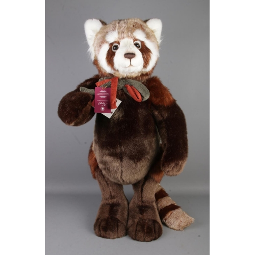 154 - A large Charlie Bears Limited Edition jointed teddy bear: Jung the Red Panda (CB181881B) designed by... 