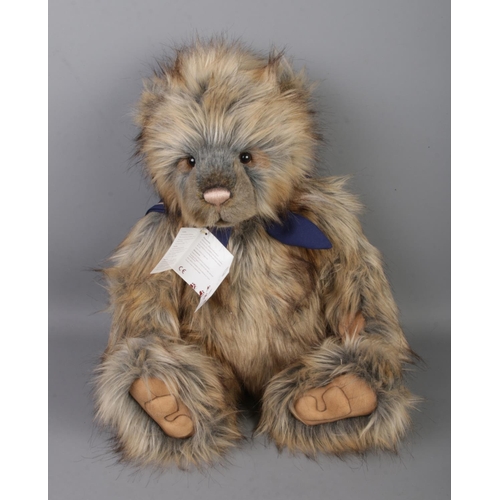 156 - A Charlie Bears jointed teddy bear, Skipper (CB191927) designed by Isabelle Lee with blue sailors ne... 