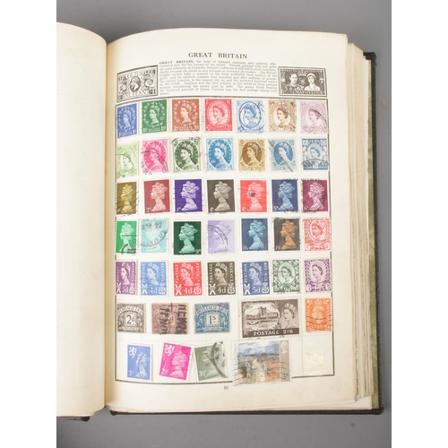 37 - A folder containing the Royal Mail Millennium stamps (2000), together with a Wayfarer stamp album co... 