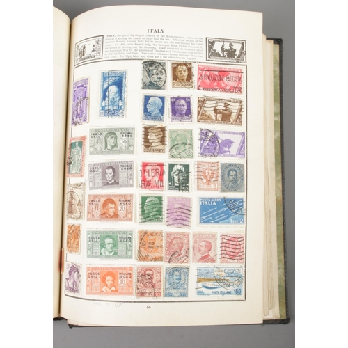 37 - A folder containing the Royal Mail Millennium stamps (2000), together with a Wayfarer stamp album co... 