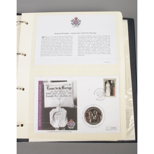 38 - The Westminster Collection; A Limited Edition 'The Diamond Wedding Coin Collection' folder, for Her ... 