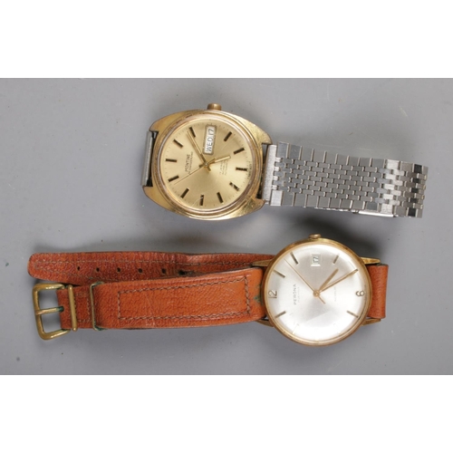 381 - Two gents wristwatches including a Montine automatic and a Perona mechanical.