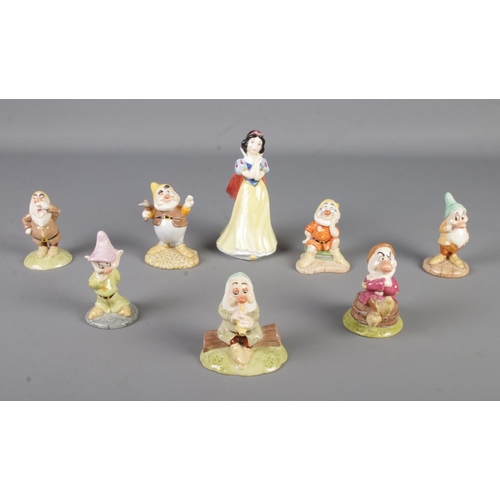 407 - Royal Doulton Snow White and the Seven Dwarfs complete set of eight figures