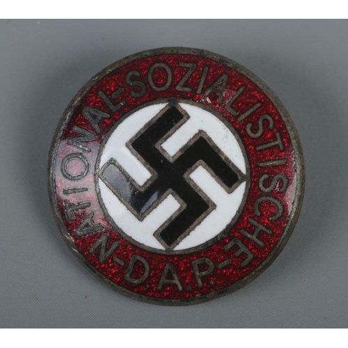 464 - German enamel NSDAP members party badge