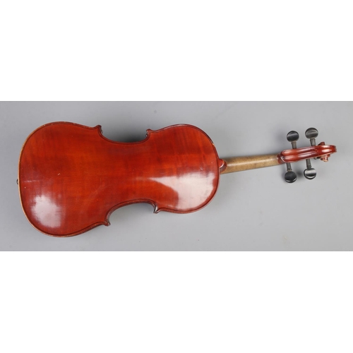 9 - An antique John G. Murdoch and Co. London, The Maidstone Violin featuring two piece back, bow and or... 