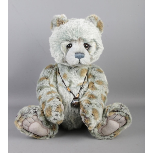 93 - A Charlie Bears jointed teddy bear, Alicia CB141447, exclusively designed by Isabelle Lee. With swin... 