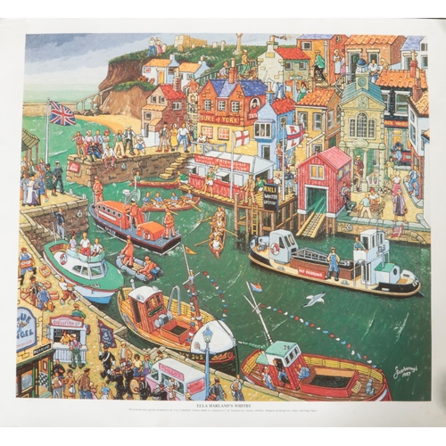 379 - After Joe Scarborough, two unframed prints. The Bakewell Show signed by the artist and Ella Harland'... 