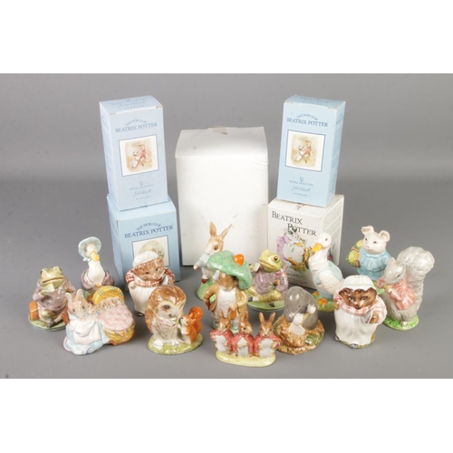 449 - A collection of Royal Doulton Beswick The World of Beatrix Potter figures including Peter Rabbit, Je... 