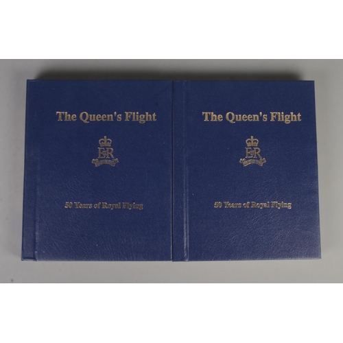 79 - Two editions of The Queen's Flight: 50 Years of Royal Flying, a collection of signed limited edition... 