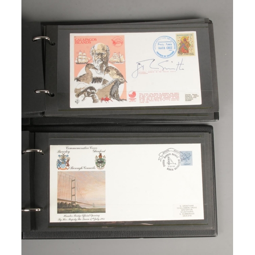 87 - Two albums of assorted First Day covers to include Mosquito Aircraft Museum, Operation Drake and Ope... 