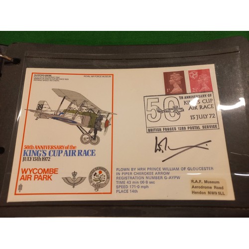 50 - A limited edition album of 43 signed first flown covers commemorating the 50th Anniversary of the Ki... 