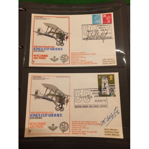 50 - A limited edition album of 43 signed first flown covers commemorating the 50th Anniversary of the Ki... 