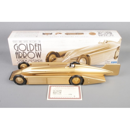 56 - A Schylling Collector Series Golden Arrow 1929 Land Speed Record Car diecast model in original box.