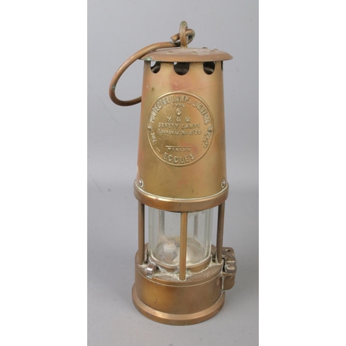 77 - An Eccles type 6 miners safety lamp from the Protector Lamp and Lighting Co. Ltd.