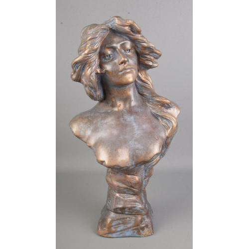 122 - After Goyeau, A bronzed composite bust depicting Judith.

Hx46cm