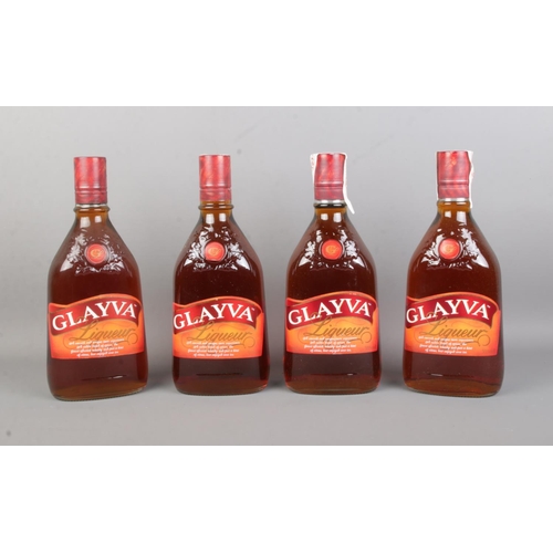 16 - Four sealed 1L bottles of Glayva Liqueur. 35% Vol.