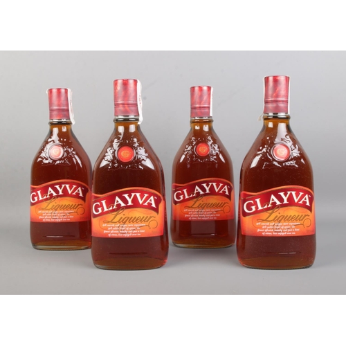 20 - Four sealed 1L bottles of Glayva Liqueur. 35% Vol.