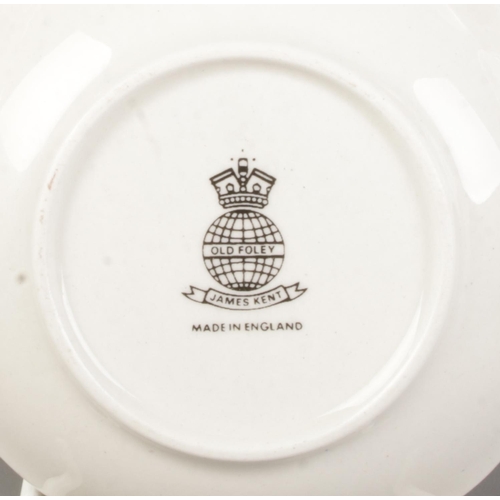 202 - Collection of James Kent Old Foley Eastern Glory Patterned, 22 pieces includes Water jug, Chamber po... 