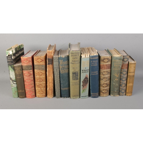 34 - A collection of antique and vintage books to include Louis J. Jennings Rambles Among the Hills, Edwa... 