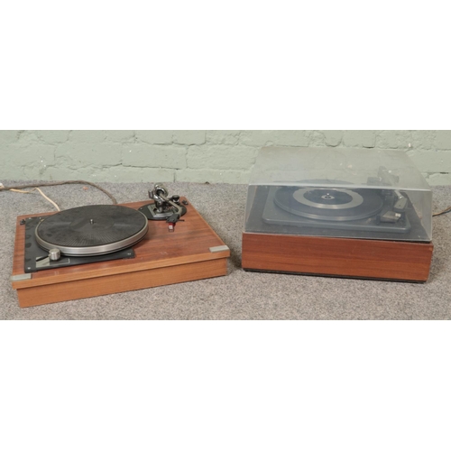 282 - Two vintage turntables; Garrard SP25 MkII and Sugden Connoisseur style examples.