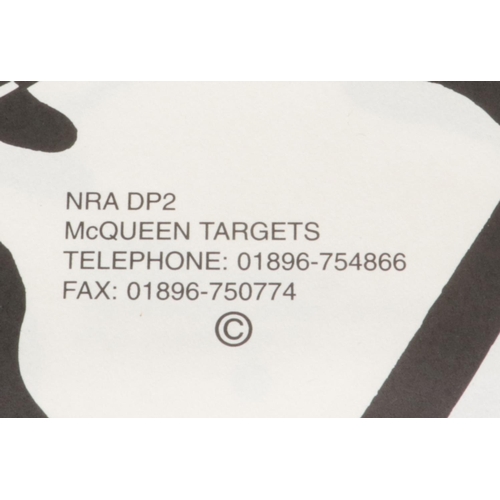 303 - A very large quantity of McQueen target sheets; NRA DP1 and NRA DP2.