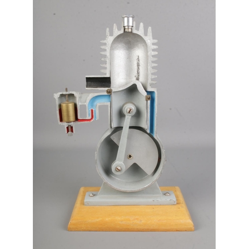 5 - Cast Cut-away Demonstration Model of a Two-stroke Engine