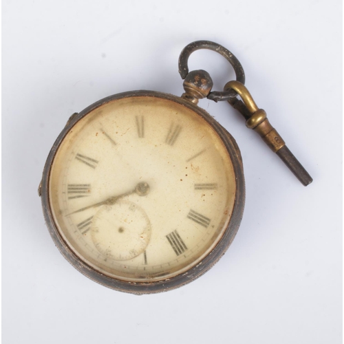 367 - A Victorian silver pocket watch hallmarked for Chester 1886 by William Jee.