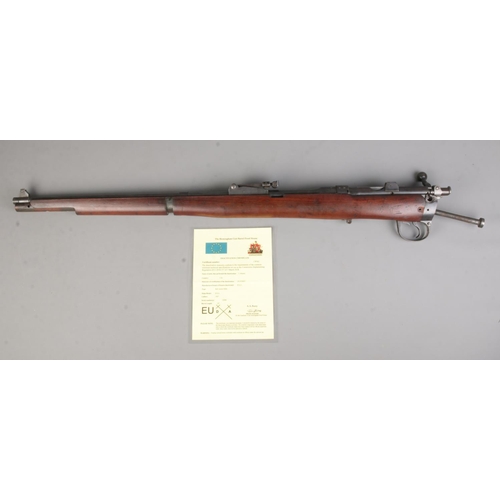 413 - A BSA Lee Enfield .303cal Bolt Action Rifle, for project. With Birmingham Gin Barrel Proof House dea... 