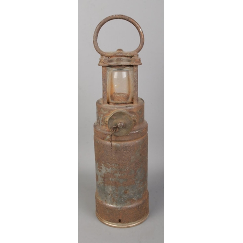 428 - An Oldham Lantern Admiralty Pattern Automatic Type 220V Nautical Ships Lamp.