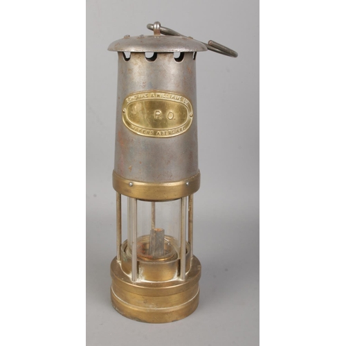 434 - Thomas & Williams Ltd., Aberdare Post Office Inspectors miners safety lamp.