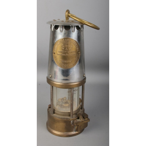 443 - An Eccles Type GR6S miners safety lamp from the Protector Lamp and Lighting Co. Ltd.