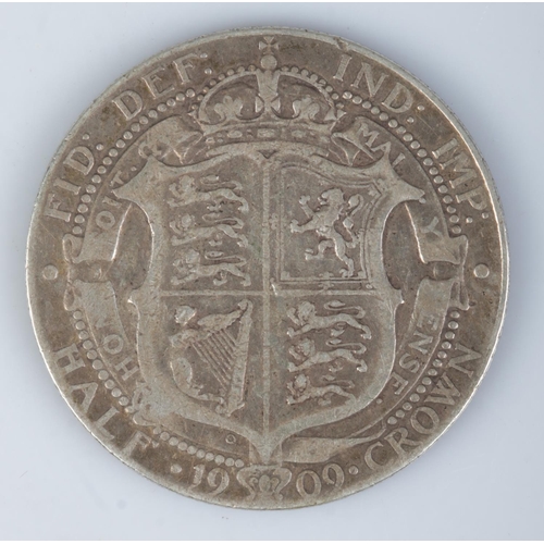 435 - An Edward VII silver halfcrown, 1909.