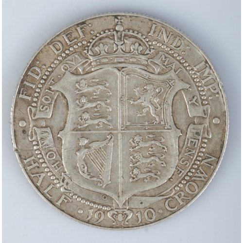 436 - An Edward VII silver halfcrown, 1910.